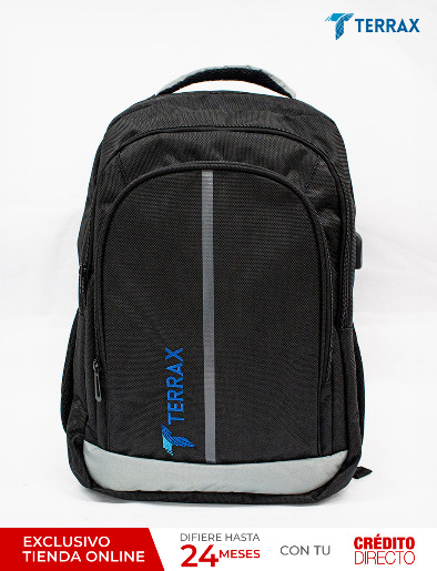 <em class="search-results-highlight">Mochila</em> Negra Puerto USB Terrax