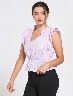 Blusa Peplum con Vuelos