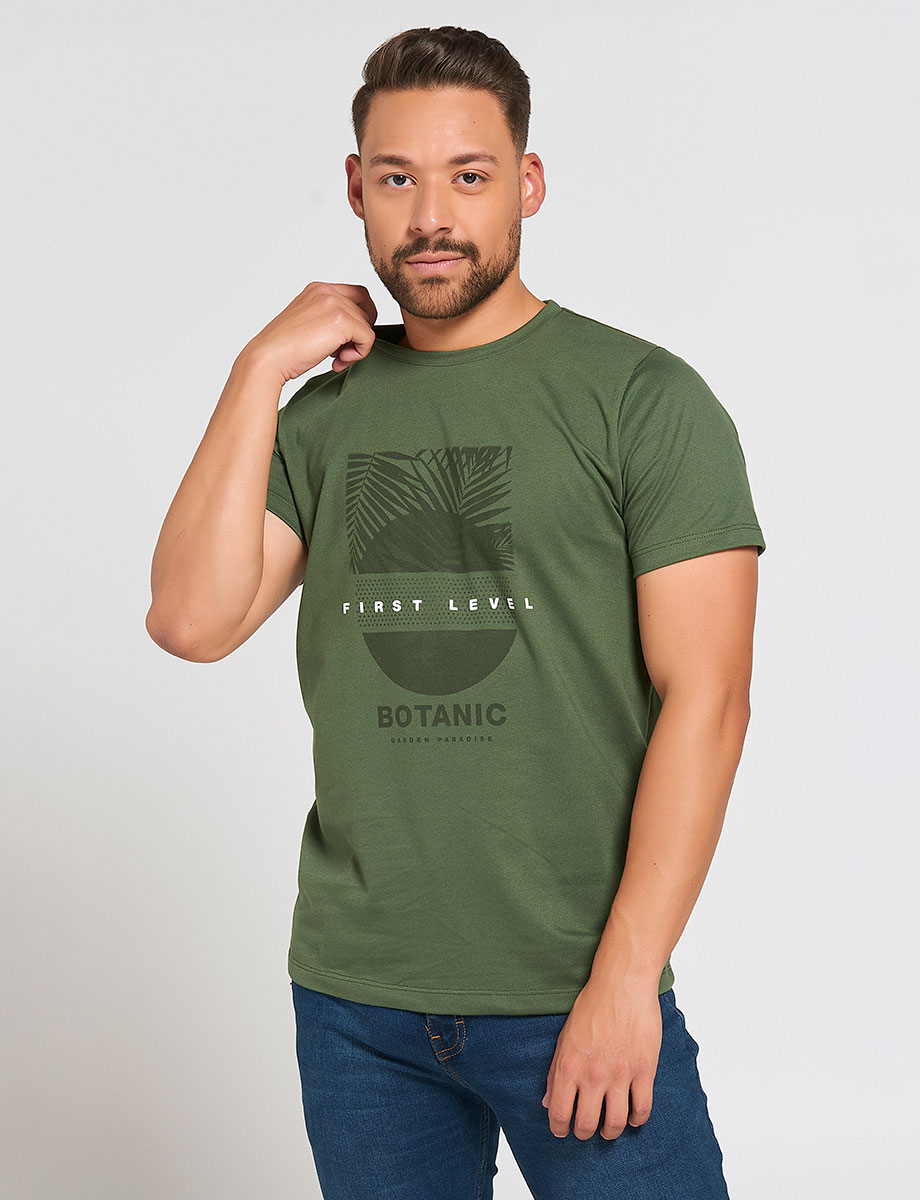 Camiseta First Level Verde militar