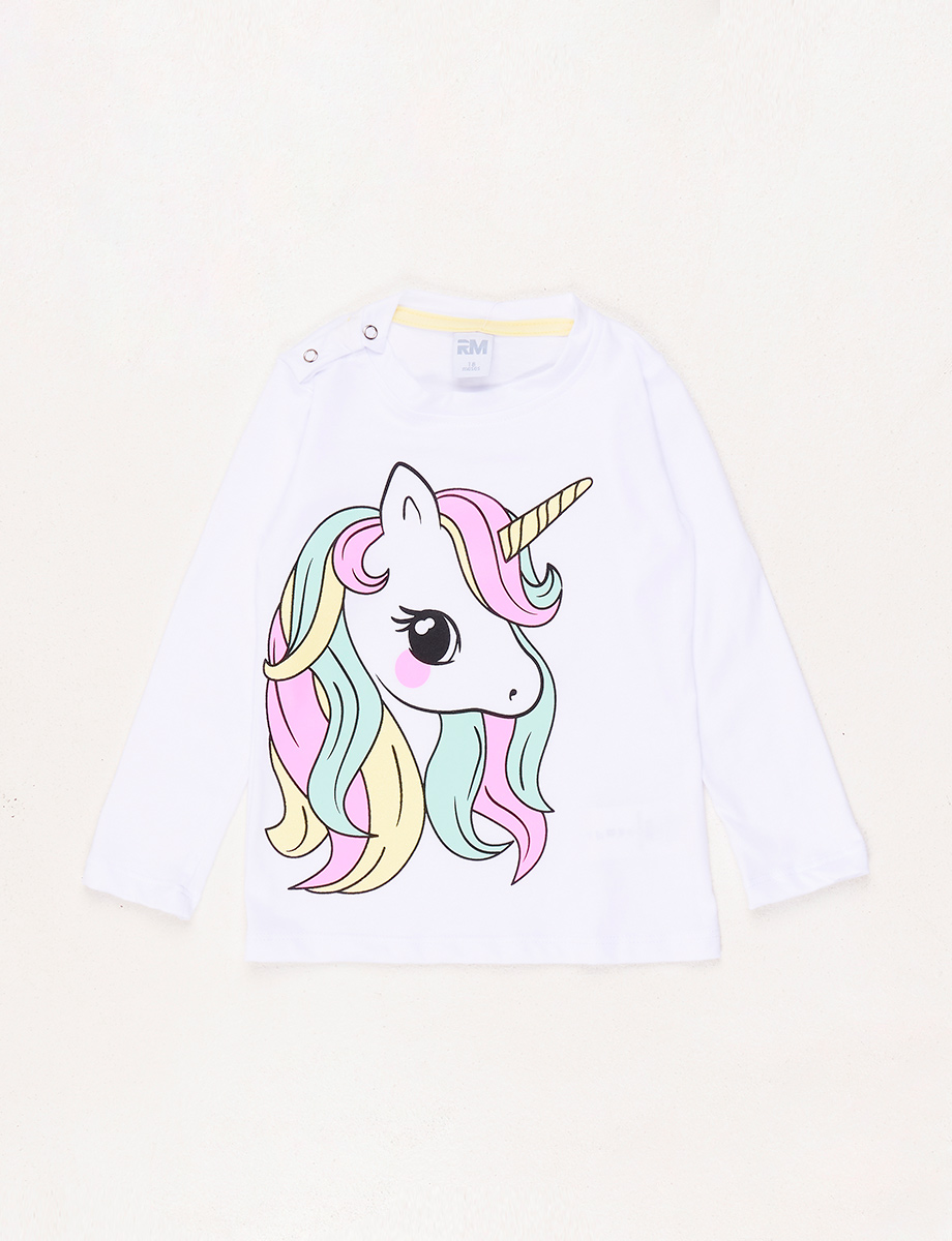 Camiseta Manga Larga Unicornio
