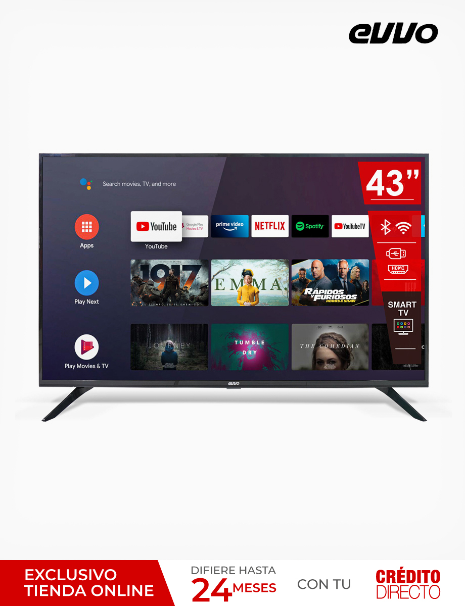 Televisor Android FHD 43" Evvo