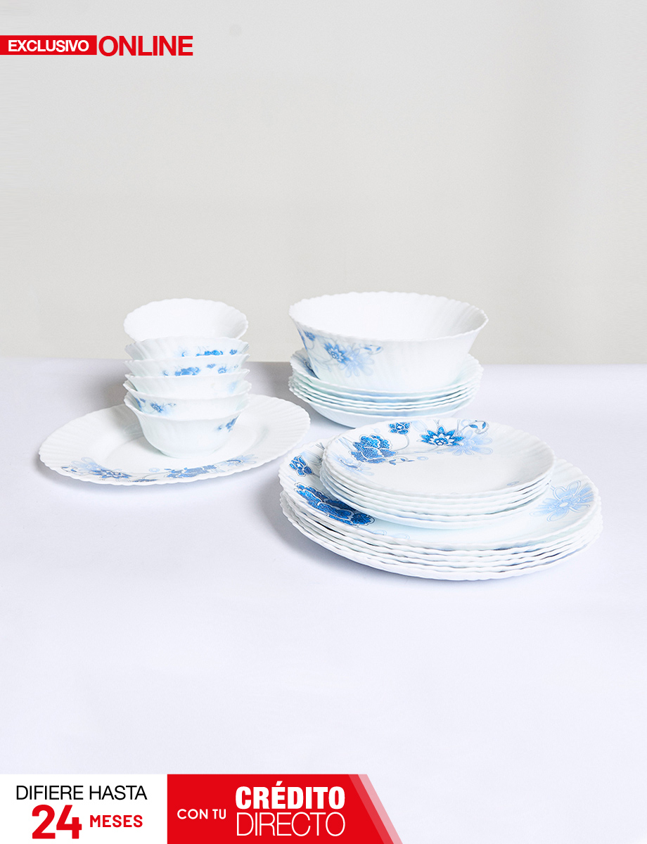 Set Vajilla 26 Piezas Blanco