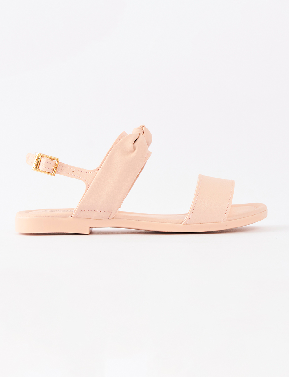 Sandalia Flat con Nudo Klin