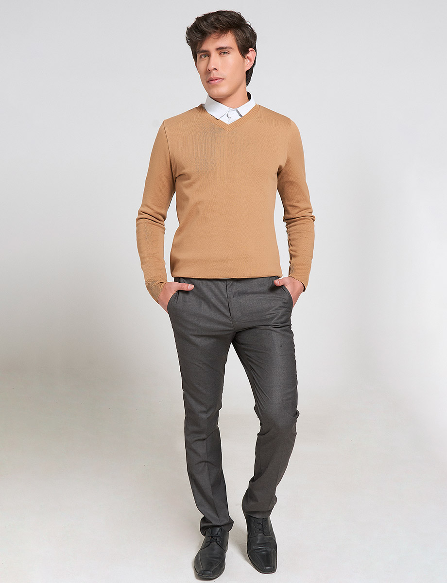 Pantalón Ejecutivo Slim Gris oscuro