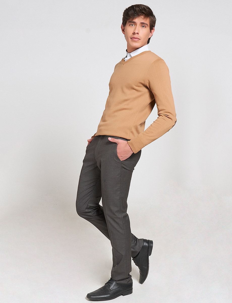 Pantalón Ejecutivo Slim Gris oscuro