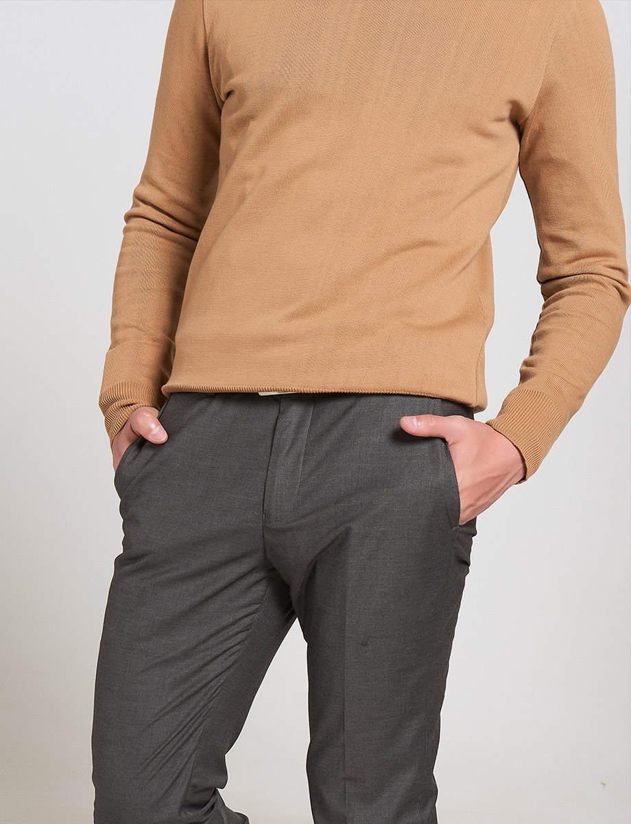 Pantalón Ejecutivo Slim Gris oscuro