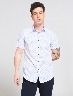 Camisa Prints Anclas Manga Corta