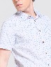 Camisa Prints Anclas Manga Corta