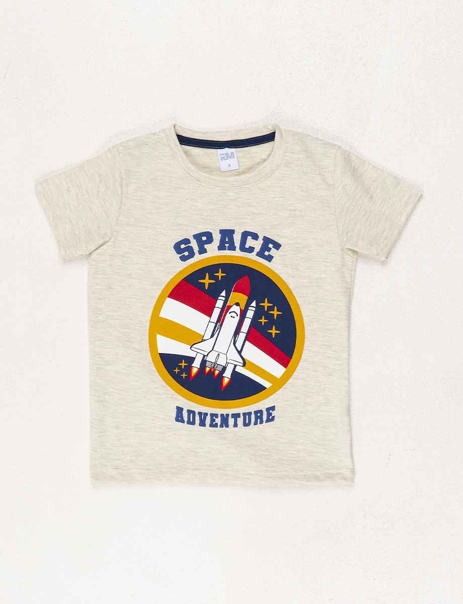 Camiseta Unicolor Space Adventure