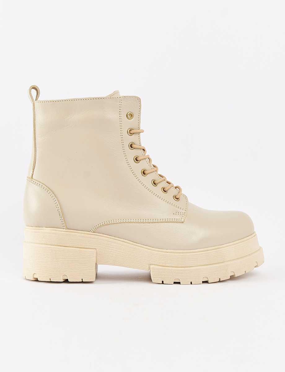 Botín Urbano Tractor Beige