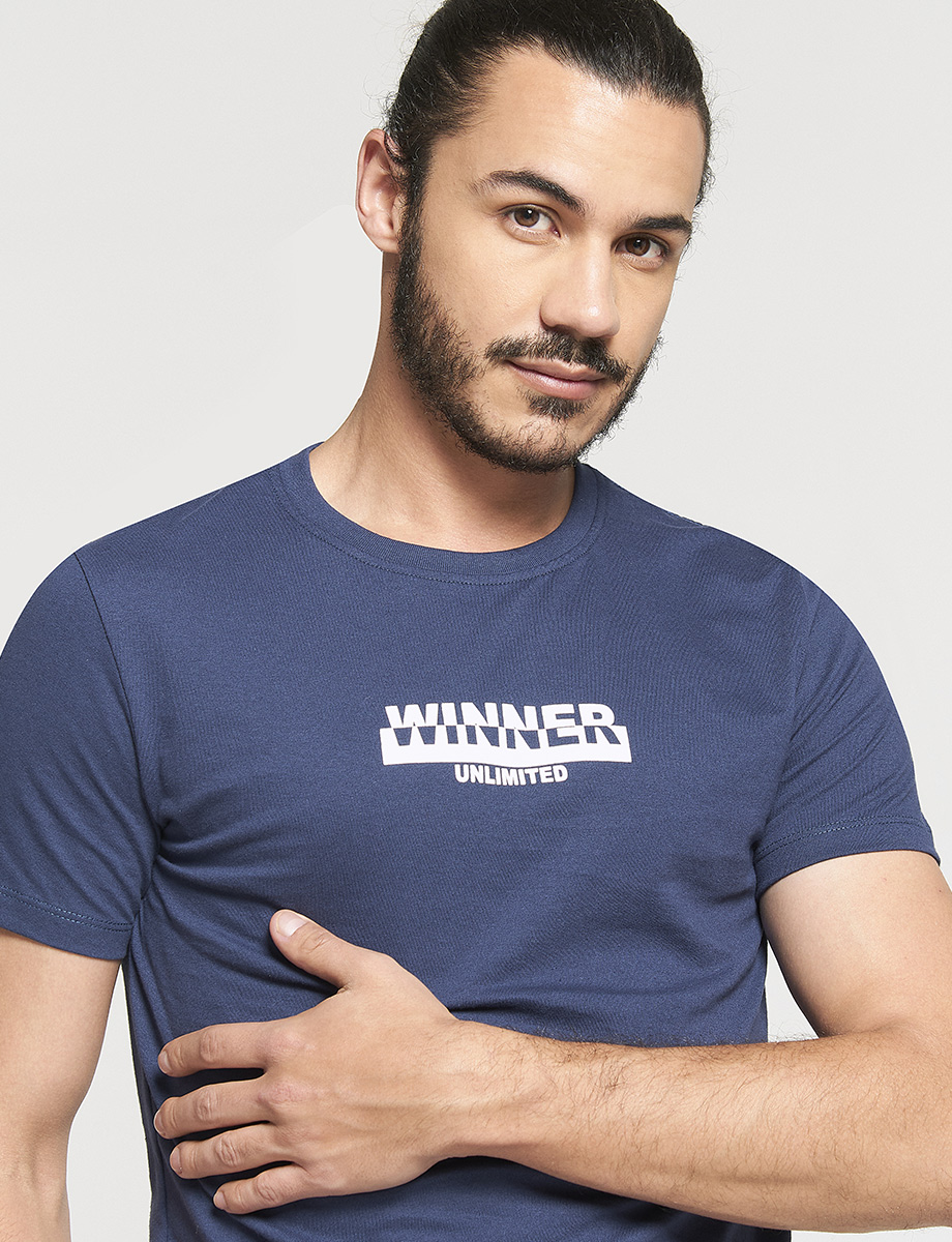 Camiseta Winner Azul marino