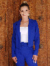 Blazer Corto Azul Eléctrico