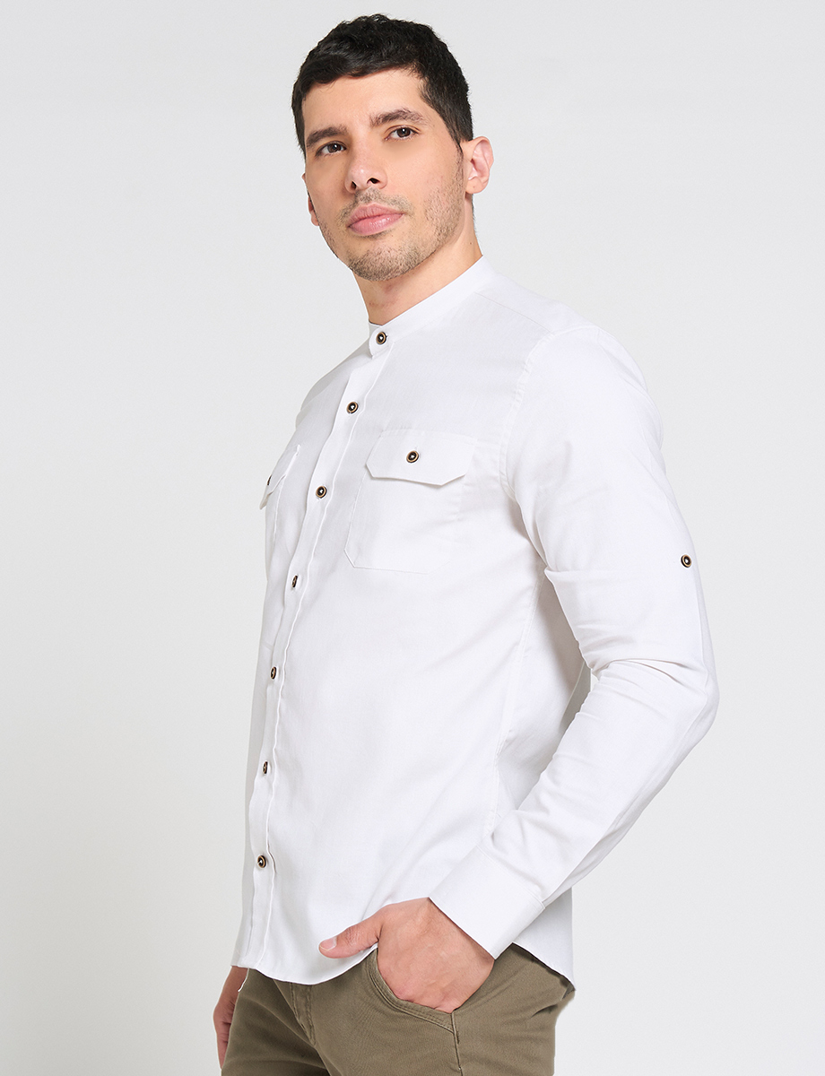 Camisa Cuello Neru Unicolor
