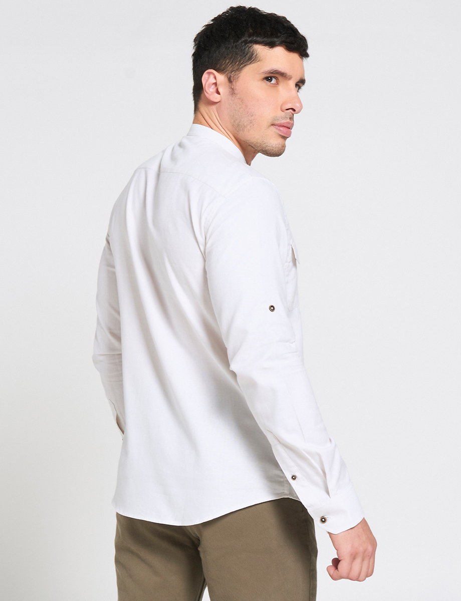 Camisa Cuello Neru Unicolor