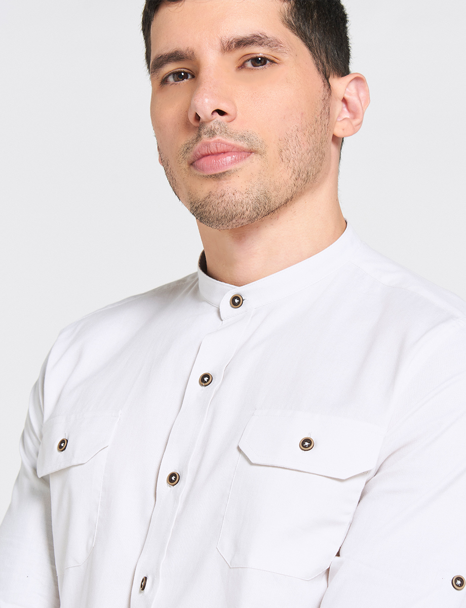 Camisa Cuello Neru Unicolor