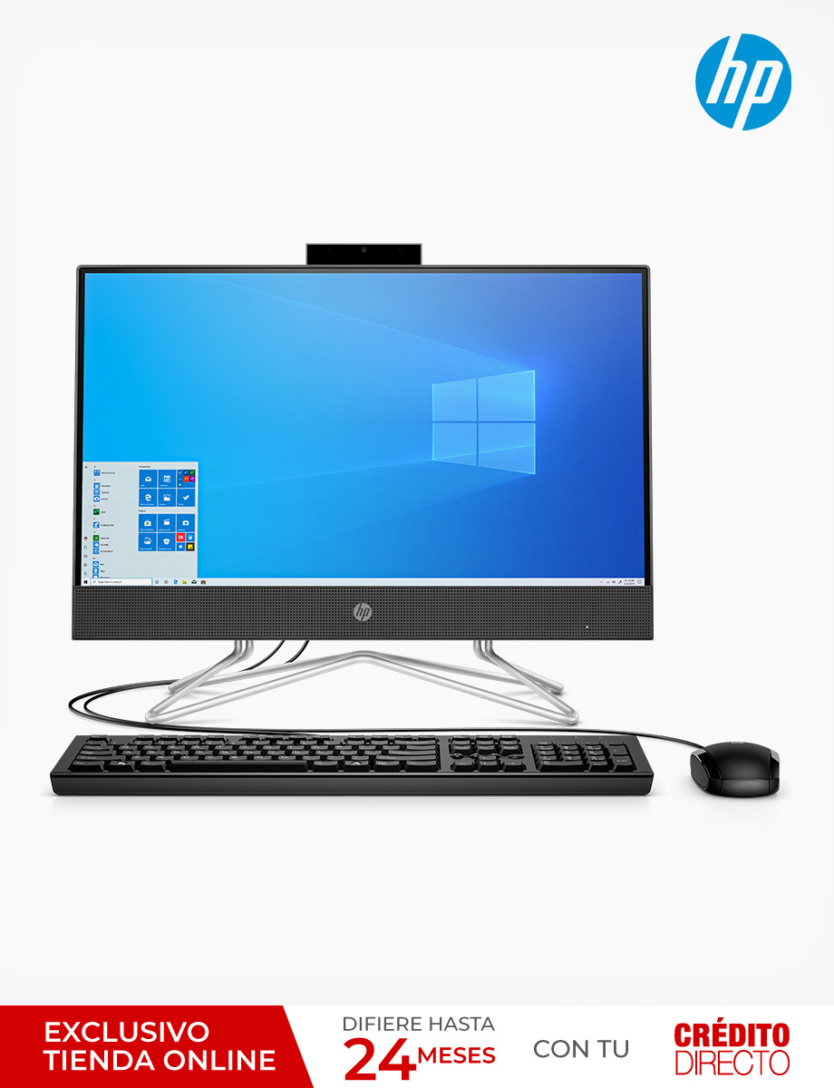HP All-in-One Intel Celeron 256 GB Negro