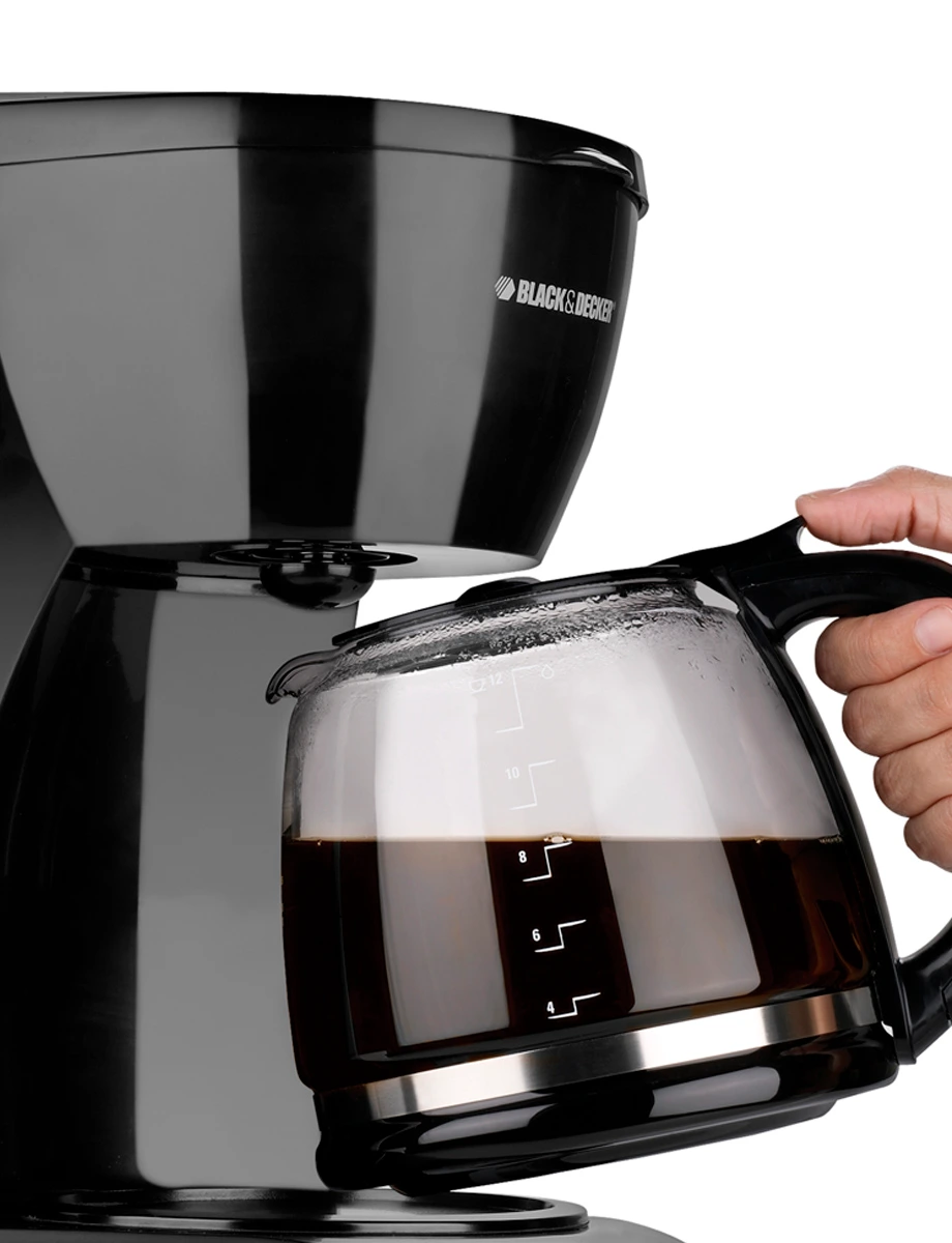 Cafetera de 12 Tazas Negra | Black+Decker