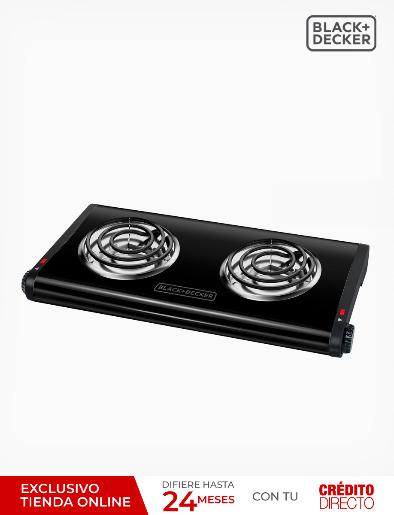 Cocineta Doble Eléctrica 1500W | Black+Decker