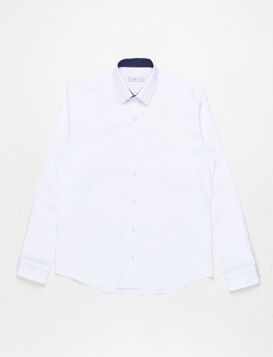 Camisa Manga Larga con Textura
