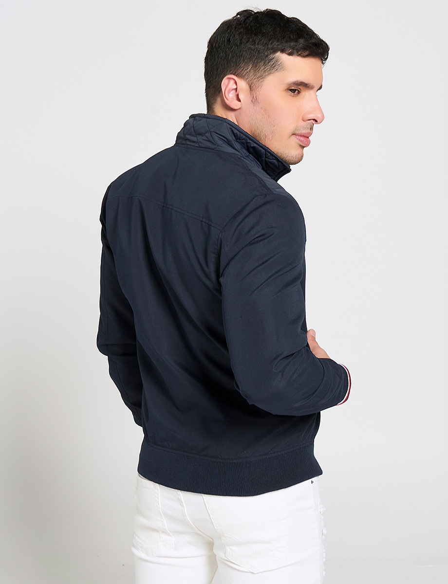Chaqueta Unicolor con Cierres