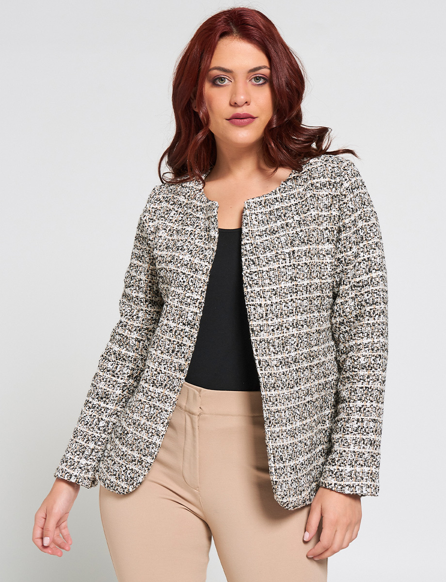 Tweed Blazer Cuadros