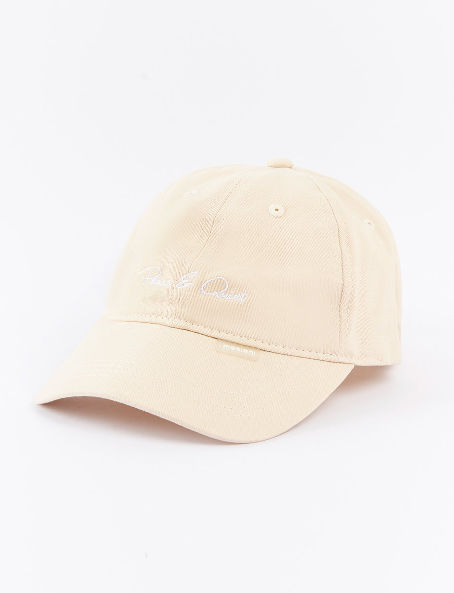 Gorra massimus hombre beige con logo beige – Massimus