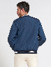 Chaqueta Bomber con Líneas Azul marino