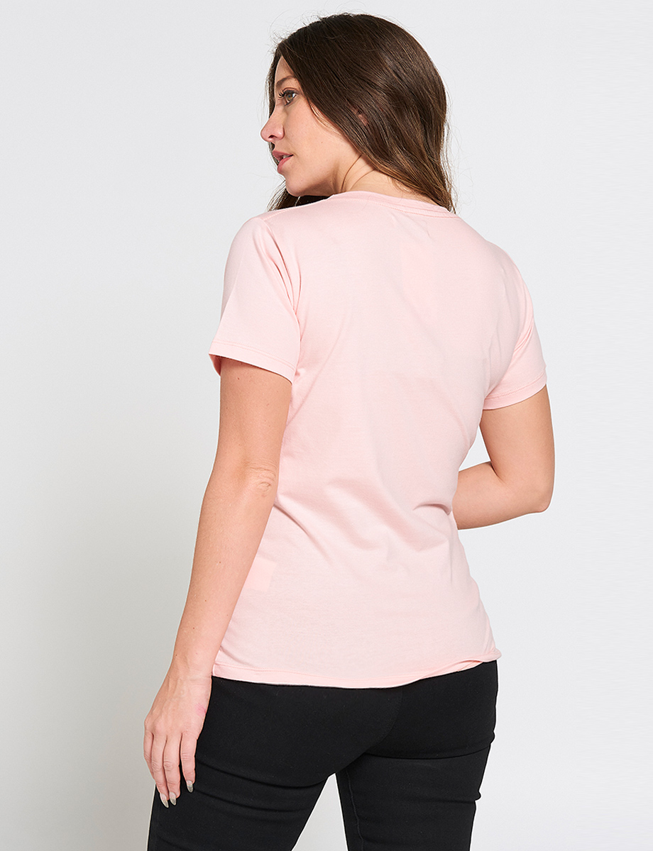 Camiseta Rosa Love