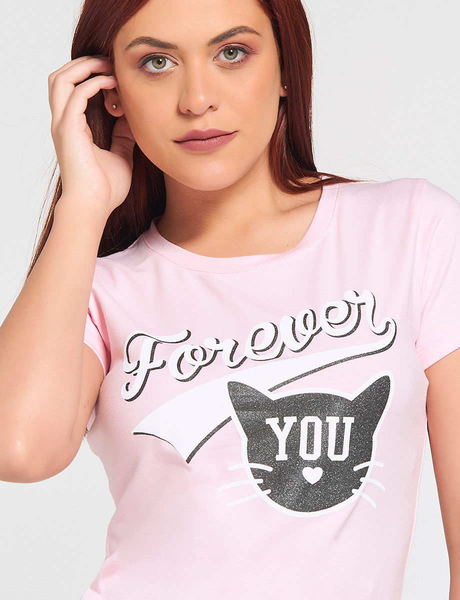 Camiseta Estampada Forever You