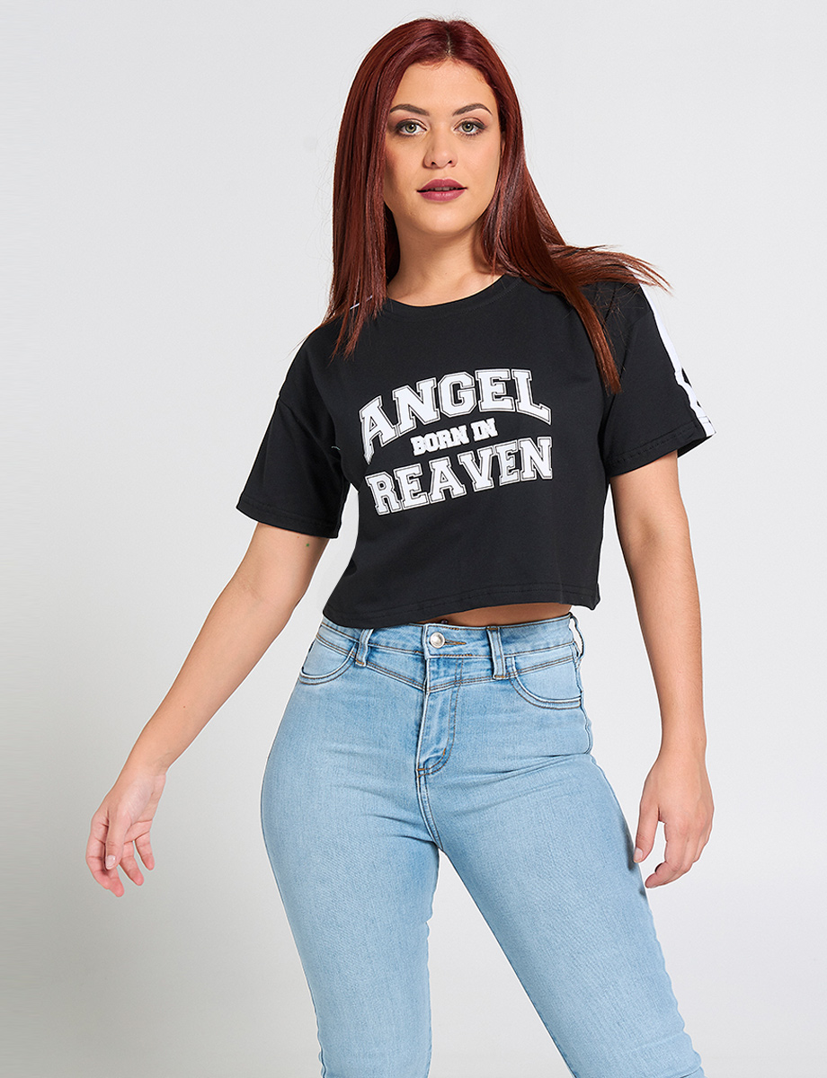 Camiseta Angel Negro