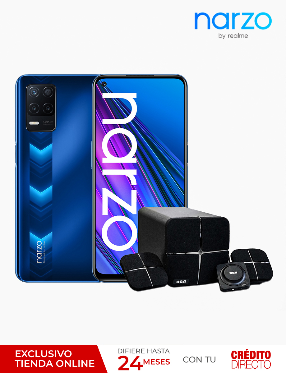 Realme Narzo 30 5G 128GB + Cine en Casa RCA