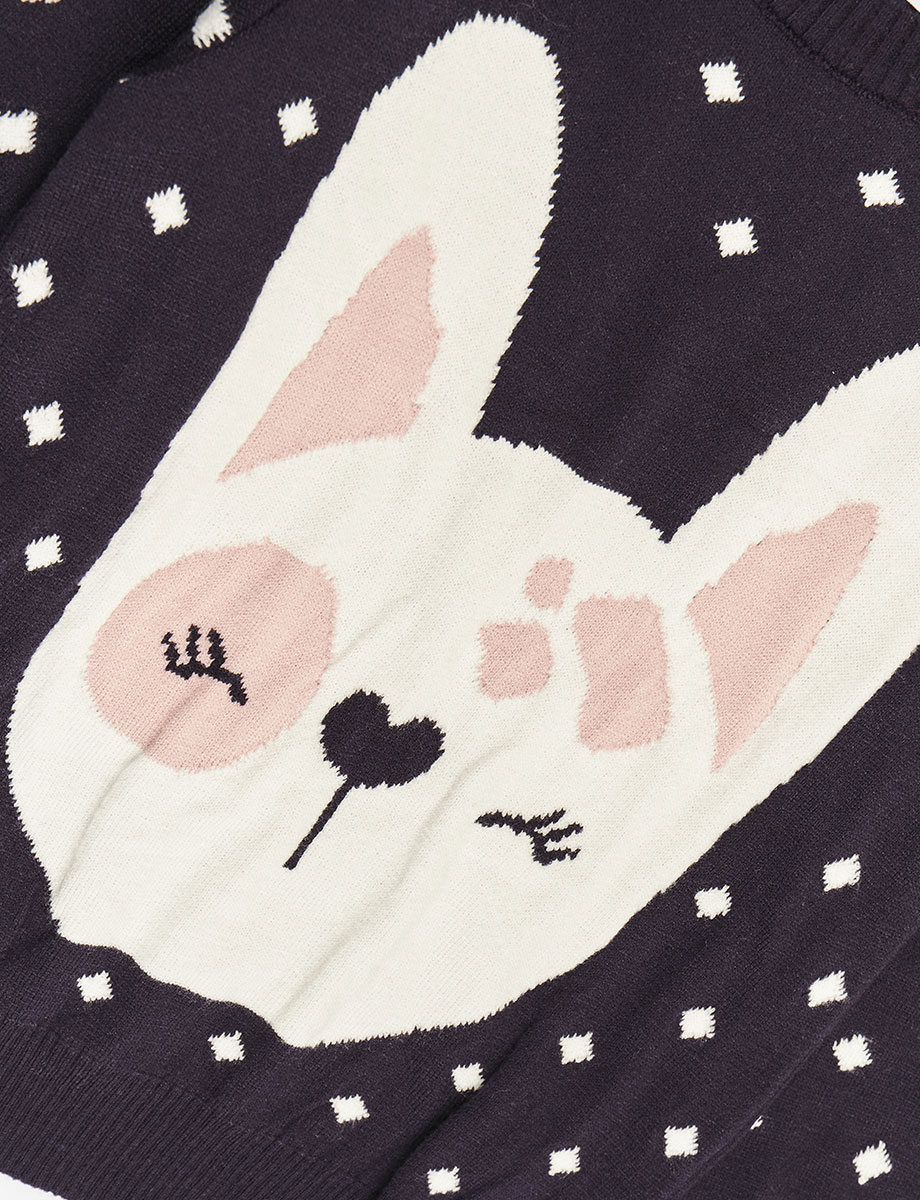 Sweater Tejido Prints Azul marino