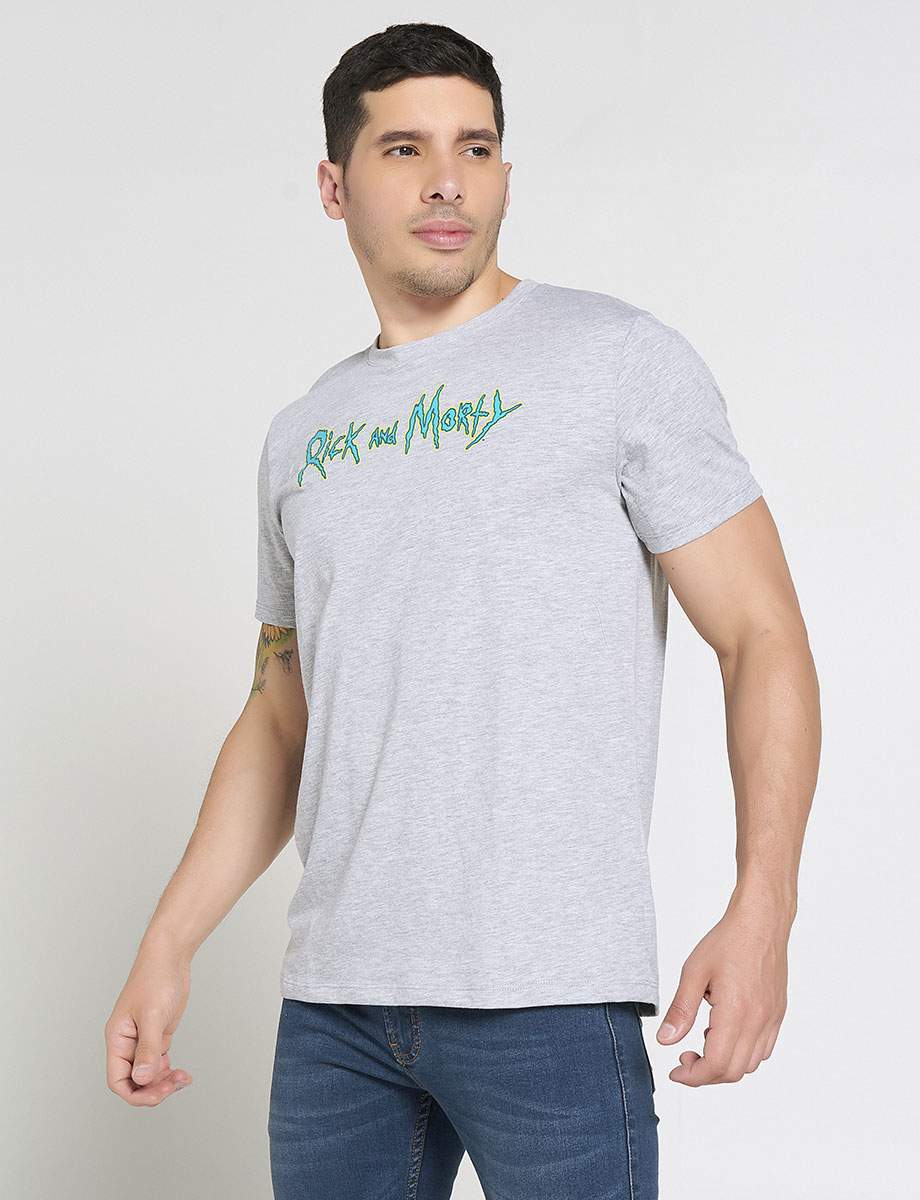 Camiseta Doble Estampado Rick And Morty