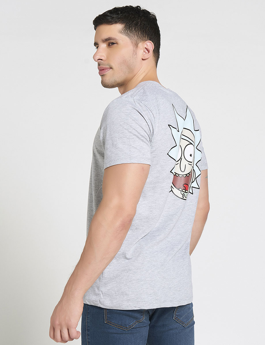 Camiseta Doble Estampado Rick And Morty