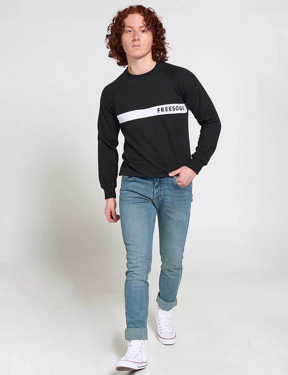Jean Slim con Bigotes Azul Claro