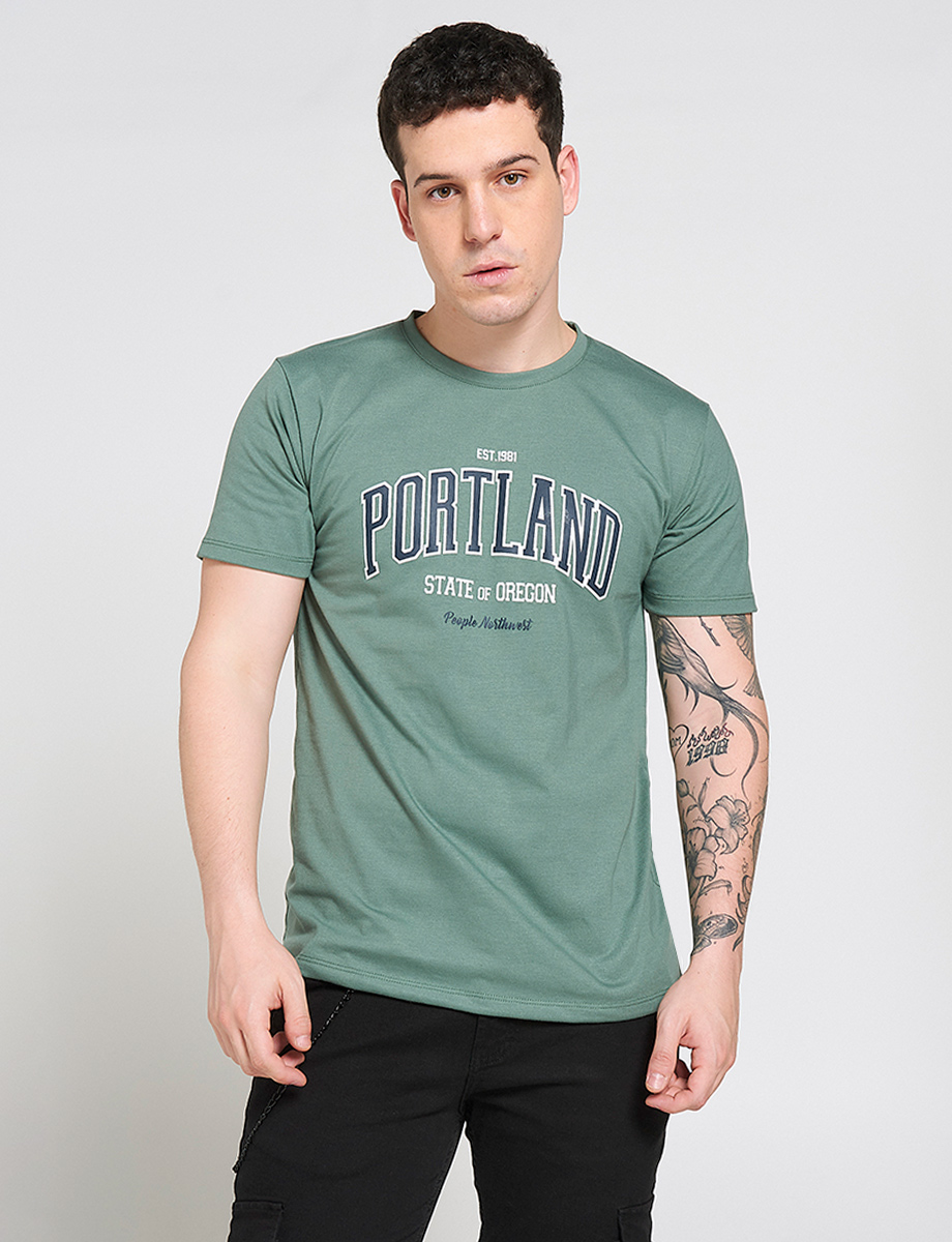 Camiseta Portland Verde militar