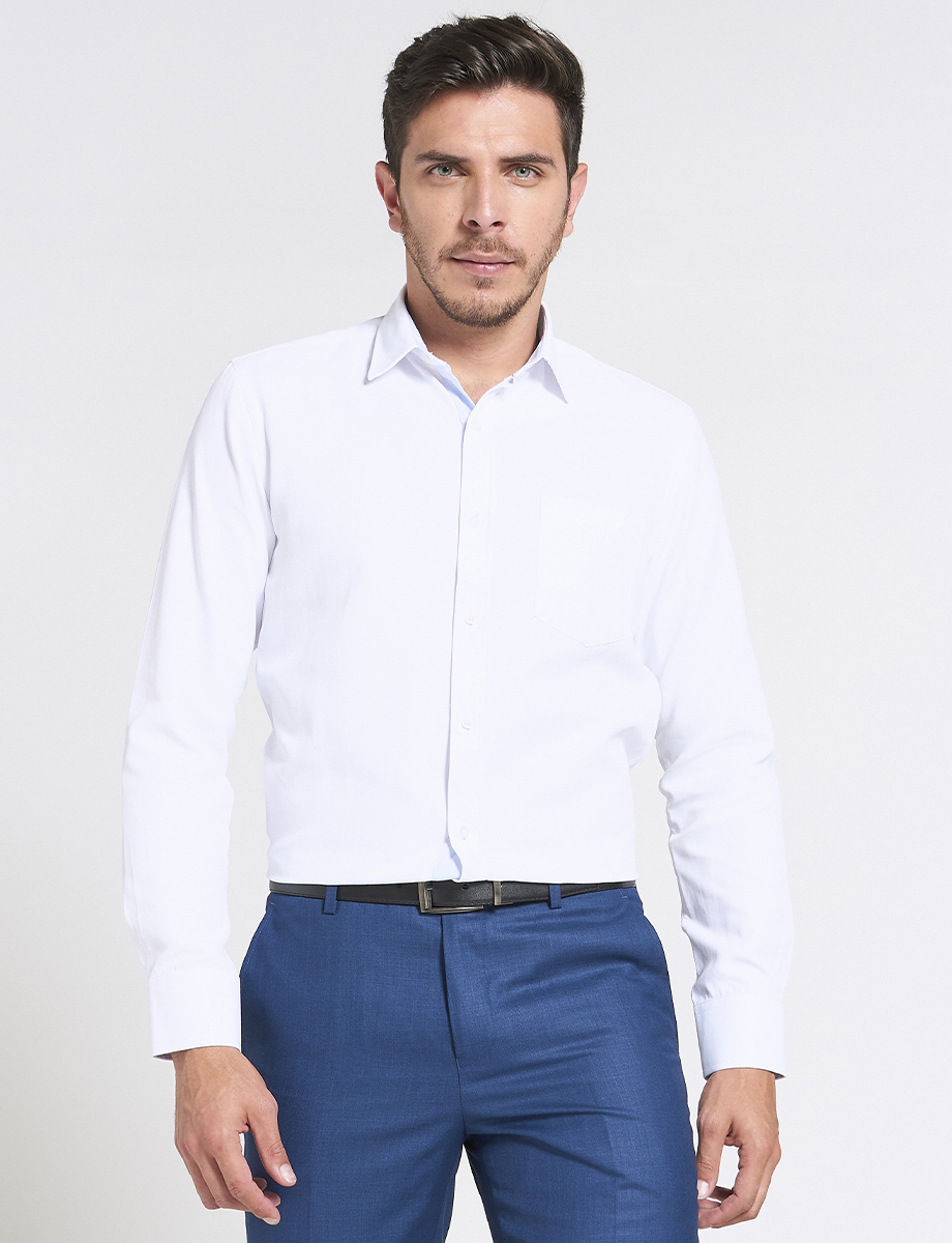 Camisa Ejecutiva Llana Blanca