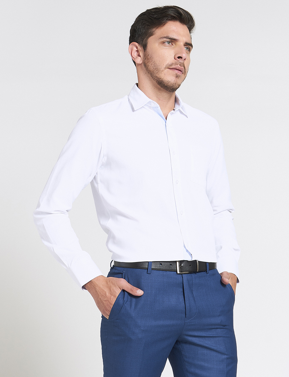 Camisa Ejecutiva Llana Blanca