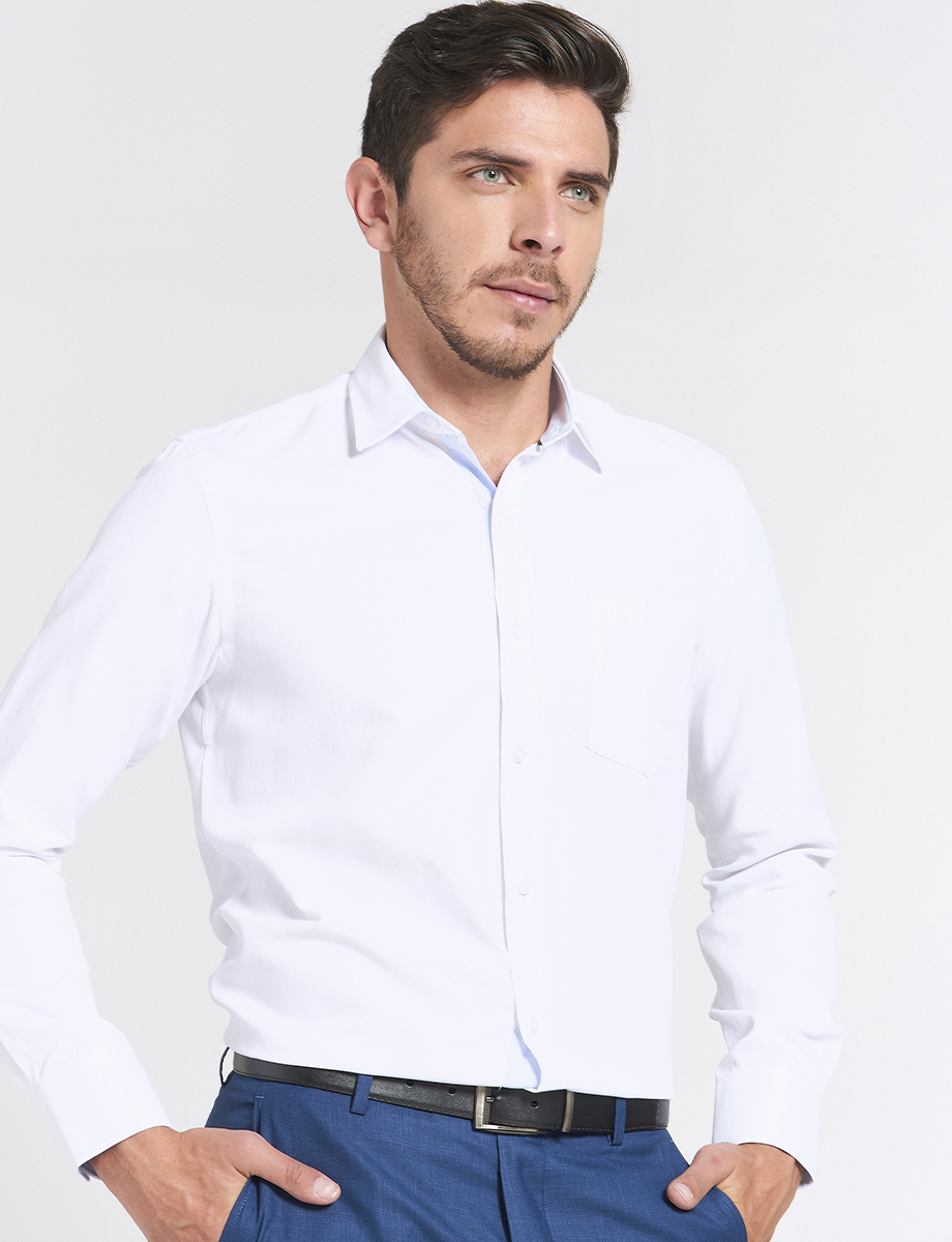 Camisa Ejecutiva Llana Blanca