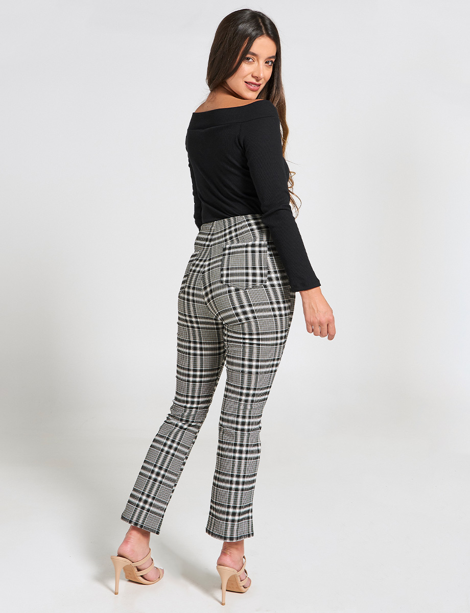 Pantalón Culotte a Cuadros