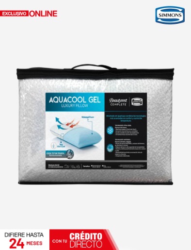 Almohada Aquacool Gel Luxury Estándar <em class="search-results-highlight">Simmons</em>