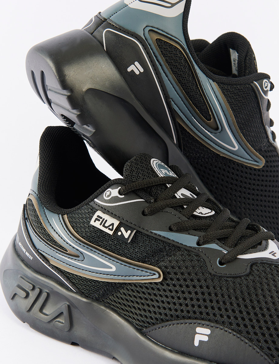 Sneaker Negro con Malla Fila