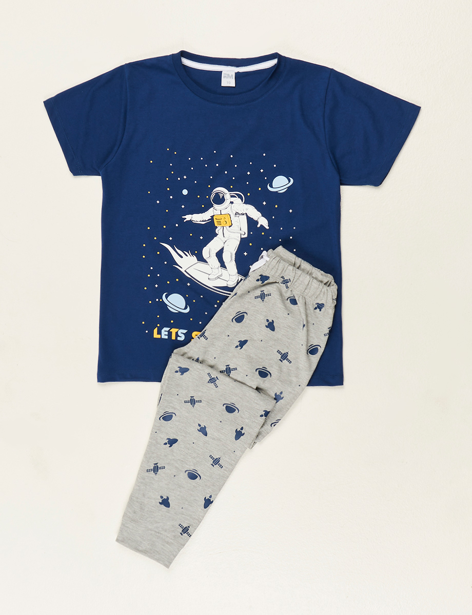 Pijama Camiseta + Pantalón Espacio