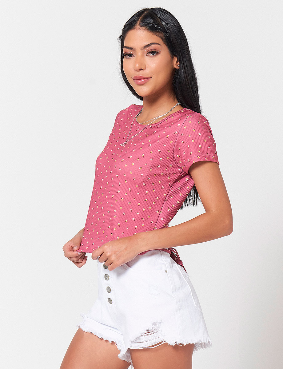 Short Rotos Blanco