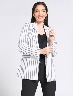 Blazer Largo a Rayas