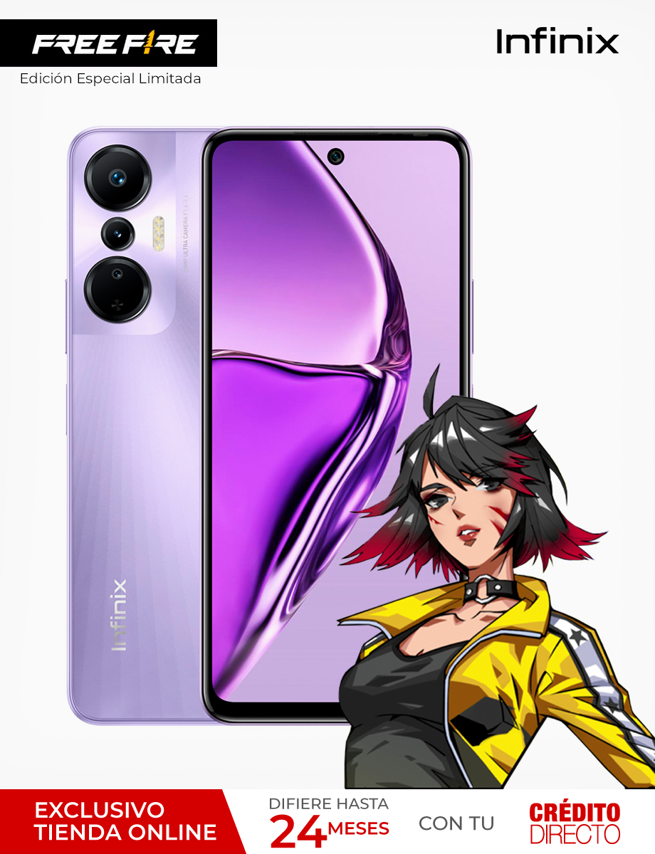 Smartphone HOT 20S 128GB Púrpura | Infinix