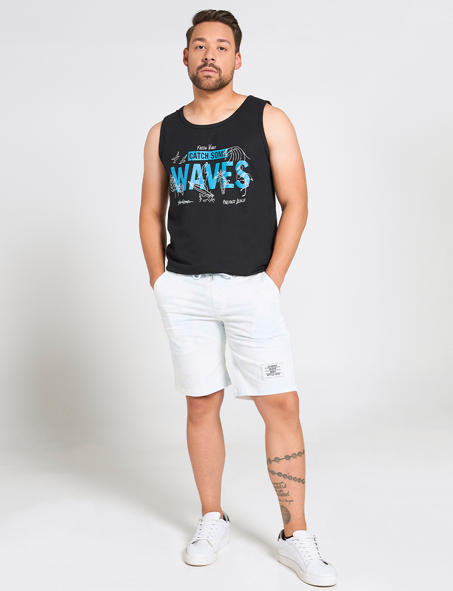 Bermuda Tie-dye con Parche