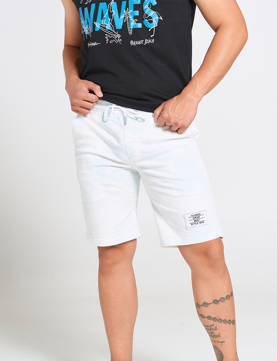 Bermuda Tie-dye con Parche