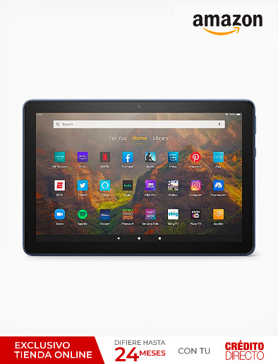Tableta Fire HD 10 32GB Azul | <em class="search-results-highlight">Amazon</em>