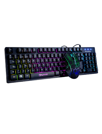 Combo Gamer <em class="search-results-highlight">Teclado</em> + Mouse Retroiluminado | Marvo